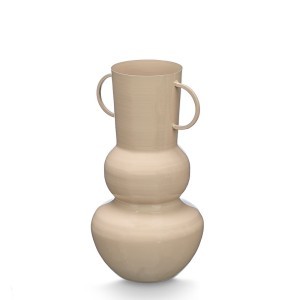 Vaza metalinė 16x17,5x30 cm rusvos spalvos Giftdecor 11961