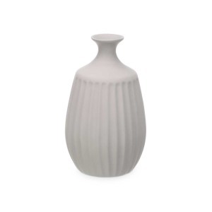 Vaza keramikinė D19xH31 cm pilkos spalvos Giftdecor 80130