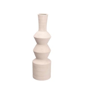 Vaza keramikinė D15xH60 cm baltos spalvos Giftdecor 14635