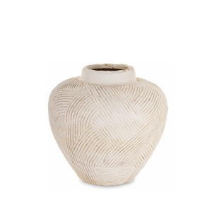 Vaza keramikinė smėlio spl. 22x23x23 cm 184081