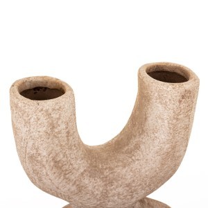 Vaza keramikinė smėlio spl. Etno 30x19x7 cm