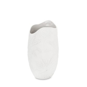 Vaza porcelianinė balta 26x13x12 cm