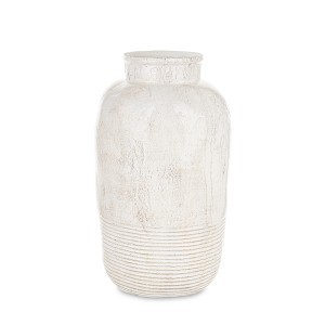 Vaza keramikinė balta 37x19x19 cm 183287