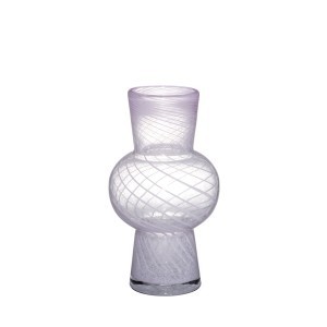 Vaza stiklinė D14xH24 cm alyvinės spalvos Fanni K 644543