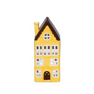 Žvakidė keramikinė Namukas 8,5x9x20,5 cm geltona 4Living 630580