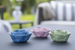 Žvakidė porcelianinė Gėlė arbatinėms žvakutėms D10 cm (mix) Fanni K 644126