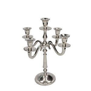 Žvakidė 5 žvakėms aliumininė 26x26x31 cm 8445393375427