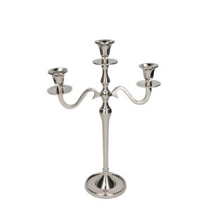 Žvakidė 3 žvakėms aliumininė 26x11x37.5 cm 8445393375410