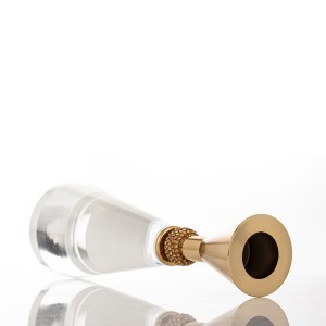 Žvakidė akrilinė/metalinė  18x5,5x5,5 cm 182813