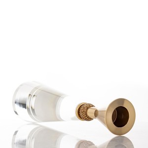 Žvakidė akrilinė/metalinė  21x5,5x5,5 cm 182814