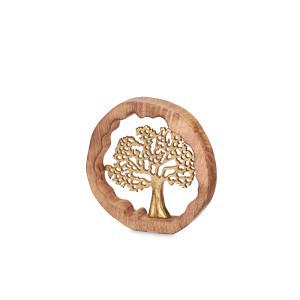 Dekoracija Medis metalinis, aukso spalva Giftdecor 91080