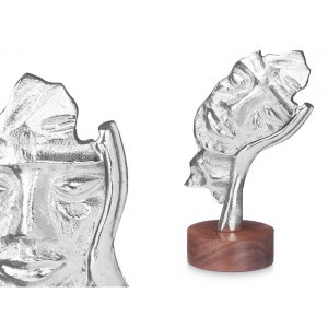 Statulėlė sidabrinis veidas 11x16,5x26,5 cm Giftdecor 91464