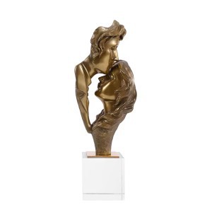 Skulptūra Veidai žalvario sp. 12x8x34cm W8000-1143