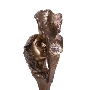 Skulptūra Veidai žalvario sp. 12x8x34cm W8000-1143