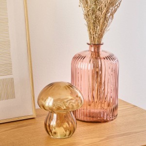 Dekoracija Grybas stiklinė 13x13x15,5 cm (mix) Atmosphera 211953