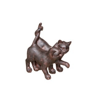 Figūrėlė polirezininė Katinai 15 cm (juoda/ruda) Atmospehra 182310
