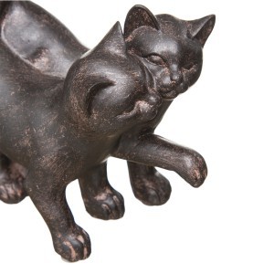 Figūrėlė polirezininė Katinai 15 cm (juoda/ruda) Atmospehra 182310