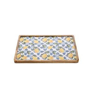 Padėklas Citrinos medinis 2.5x40x25 cm CL1383 Country Living Widdop