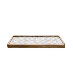 Padėklas Citrinos medinis 2.5x40x25 cm CL1383 Country Living Widdop