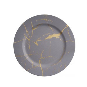 Polėkštė dekoratyvinė plastikinė D33xH1,5 cm DECOR Ambition 80650