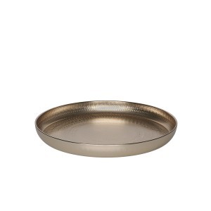 Padėklas metalinis D34xH3,5 cm aukso spalvos Fanni K 638949