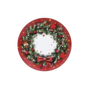 Polėkštė plastikinė Vainikėlis D33xH1,3 cm Atmosphera 183352 KLD