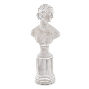 Skulptūra Moteris betoninė kreminė 43x17x12 cm 162671