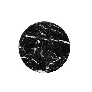 Padėklas stiklinis juodo marmuro spl. 25x25 cm 177626