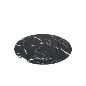 Padėklas stiklinis juodo marmuro spl. 30x30 cm 177627