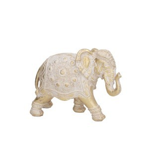 Figūrėlė dramblys CHANAKYA poliesteris 23x9.5x17.5 cm 8445393397344