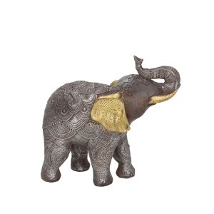 Figūrėlė dramblys ARJUN derva 9x21.5x19 cm 8445393399188