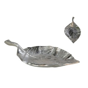 Padėklas lapo formos, sidabro sp. 15.5x9.5 cm 8445393375540
