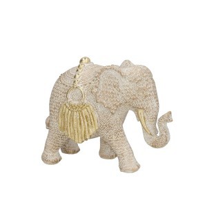 Figūrėlė dramblys CHANKYA poliesteris 10x20x16 cm 8445393397351