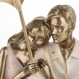 Figūrėlė Pora po skėčiu 15x16x12 cm 134133