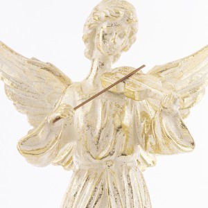 Figūrėlė Angelas polirezin. kreminės sp. 36x19x11 cm 163156