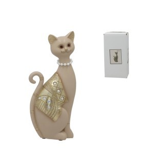 Figūrėlė Katė polirezininė 11.5x7x26 cm 8445393656212