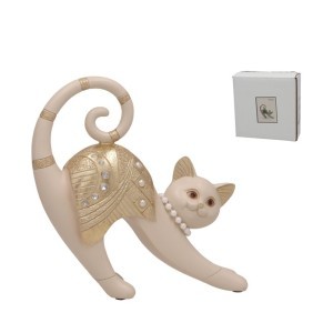 Figūrėlė Katė polirezininė 20.5x6.5x20.5 cm 8445393656267