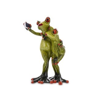 Figūrėlė polirezininė Varlių asmenukė 162133 15,5x11x7 cm