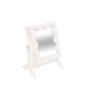 Dėžutė papuošalams su veidrodžiu 29x22x15 cm medinė (mix) Atmosphera 211546