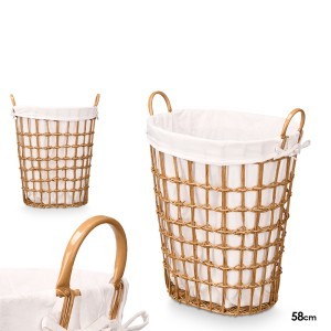 Krepšys 34x48x58 cm plastikinis, natūrali sp. Kipit 94565