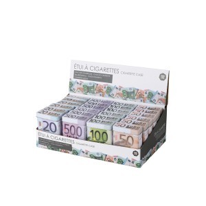 Dėžutė metalinė su dangteliu Eurai 9,5x7,5x3 cm (mix) Urban Living 26295