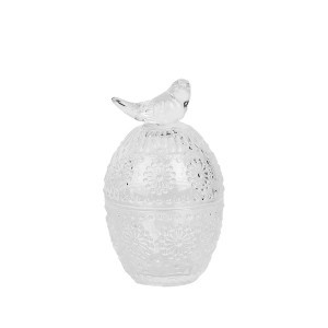 Dekoratyvinis indelis stiklinis 9x16 cm Clayre