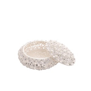 Dėžutė Gėlytės metalinė balta 5x11x13 cm SP3579 Sophia Widdop