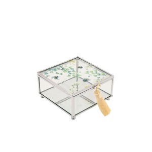 Dėžutė stiklinė papuošalams 14x7x13 cm Sophia Widdop