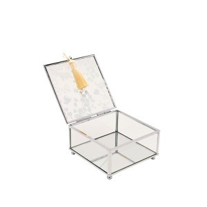 Dėžutė stiklinė papuošalams 14x7x13 cm Sophia Widdop