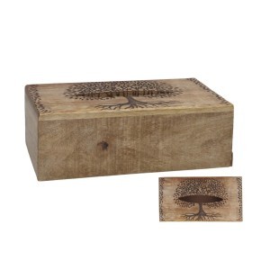 Dėžutė servetėlėms medinė 26x14x9 cm 8445393442327