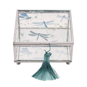 Dėžutė stiklinė papuošalams 14x7x13 cm Sophia Widdop