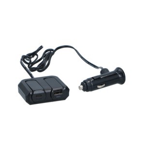 Įkroviklis auto 2 lizdų USB 12/24V A&C DUNLOP 871125225172