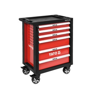 Spintelė autoservisui su ratukais 6 stalčiai 975x765x465 mm YT-55299 YATO