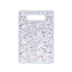 Lentelė pjaustymo 16x25 cm granito dizaino (balta, juoda) Urban Living 32325